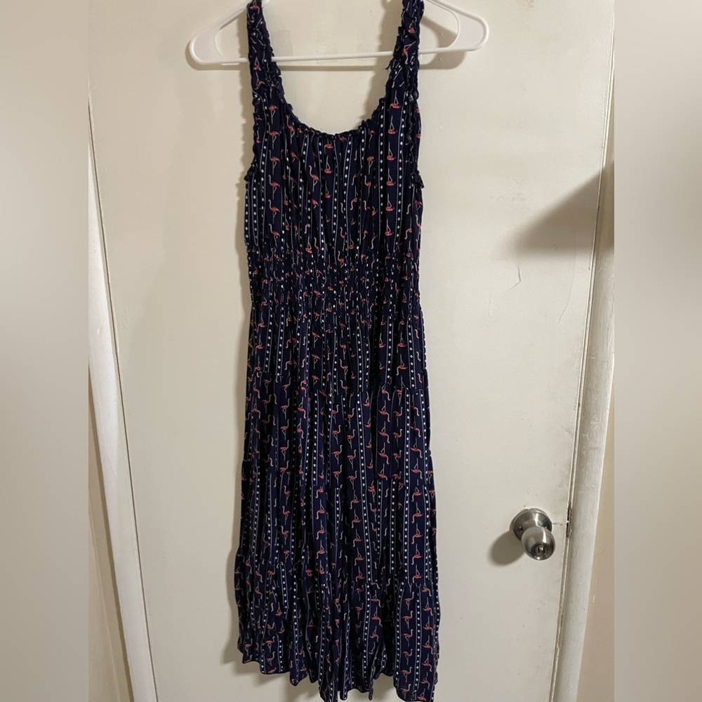 Women’s dress with flamingos!